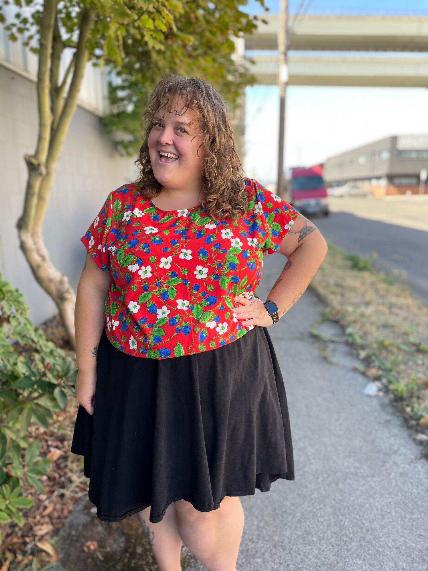 Strawberry Crop Top