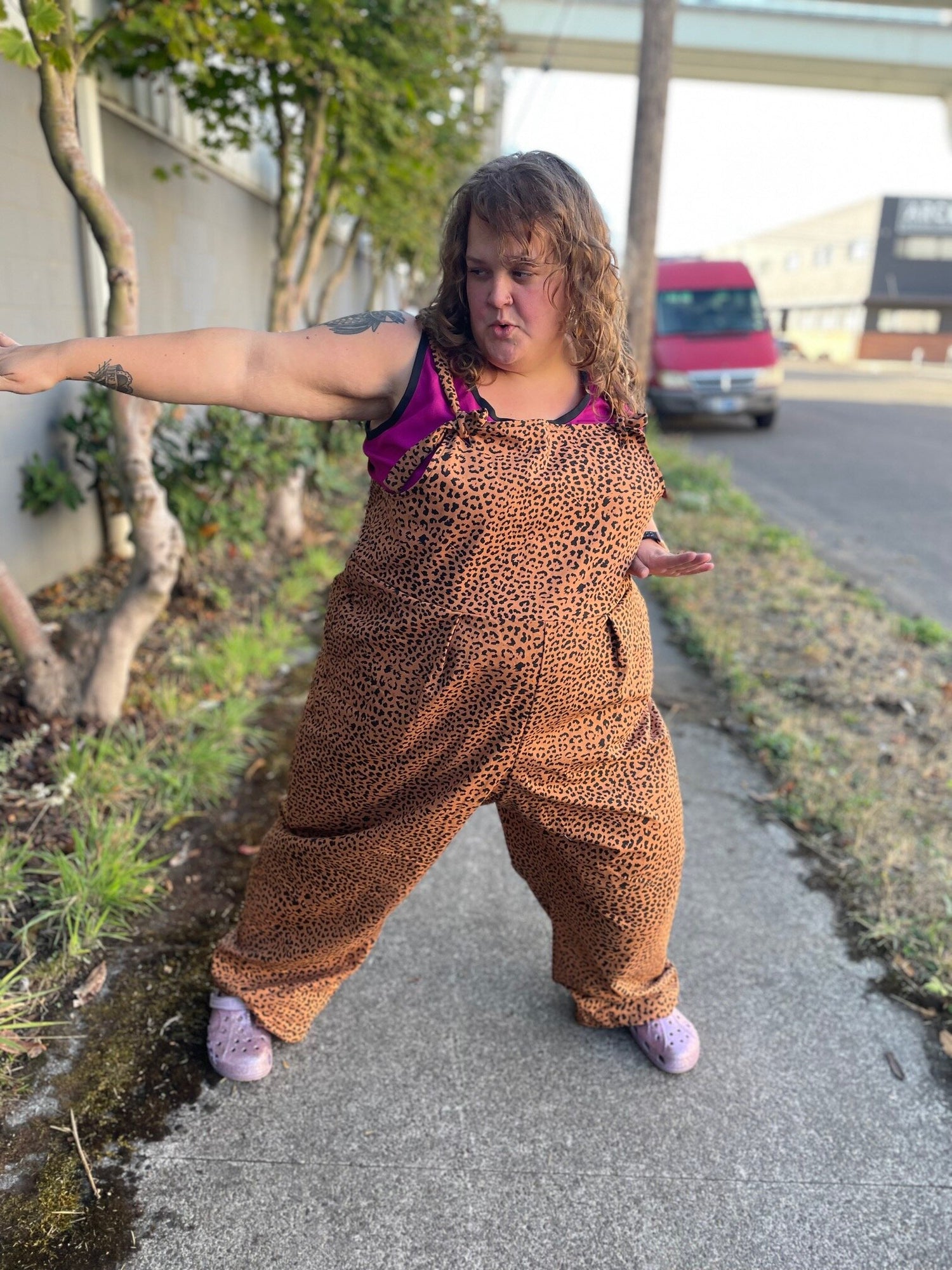 Leopard Print Esther Overalls