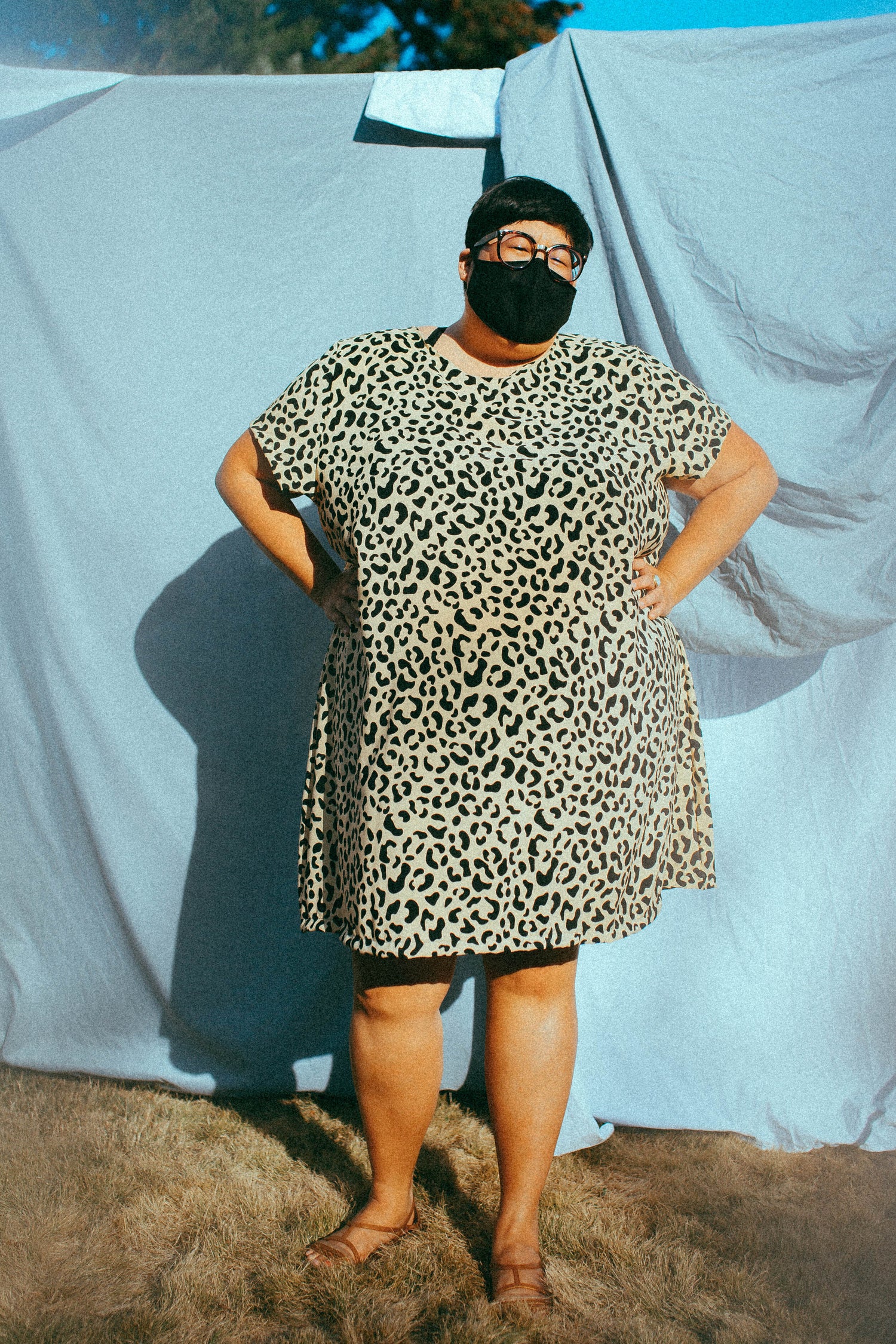 Cheetah Shirt Dress