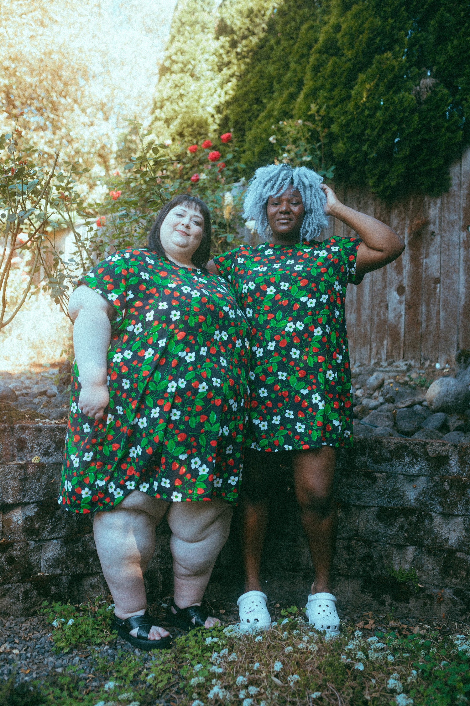 Strawberry Shirt Dress