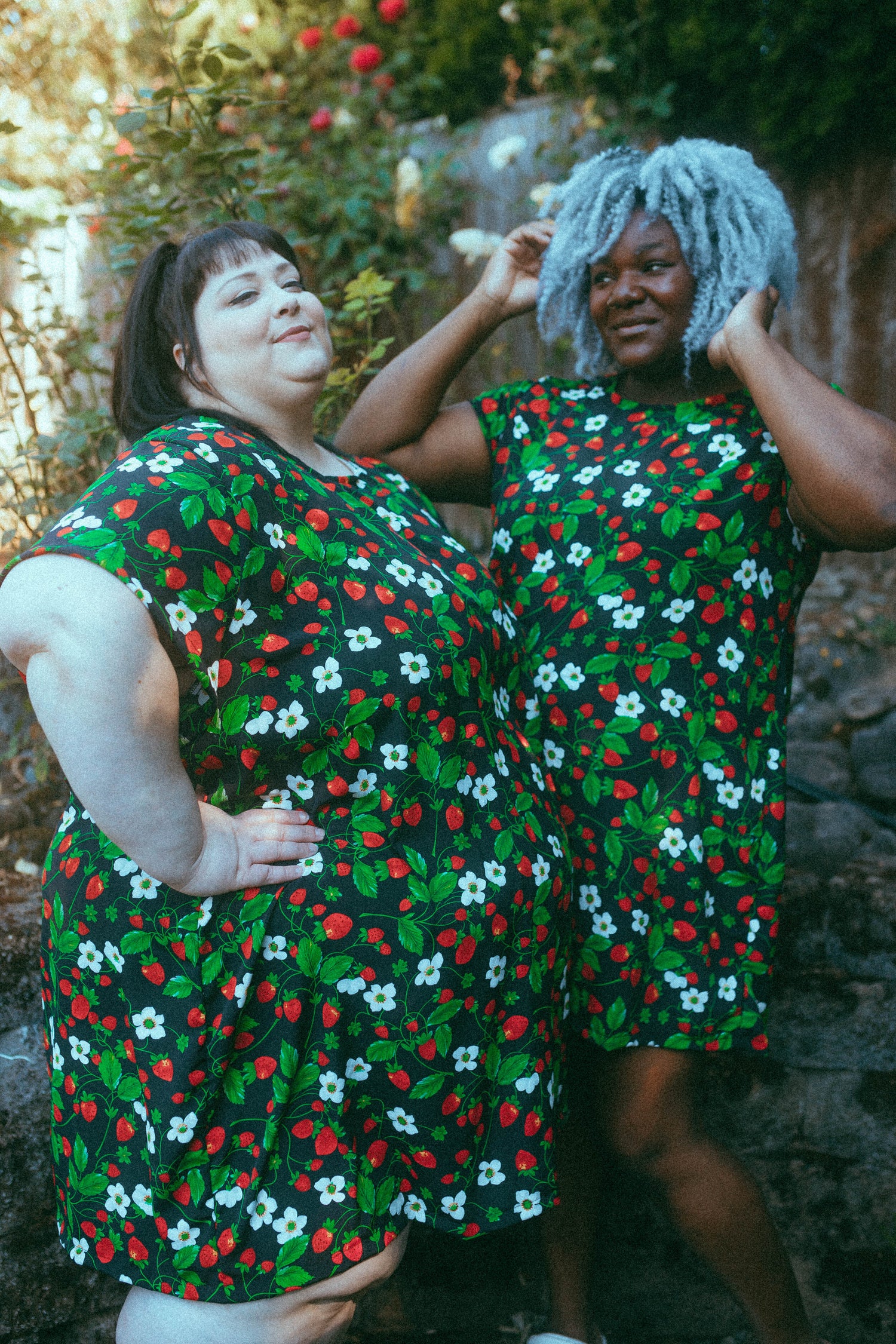 Strawberry Shirt Dress