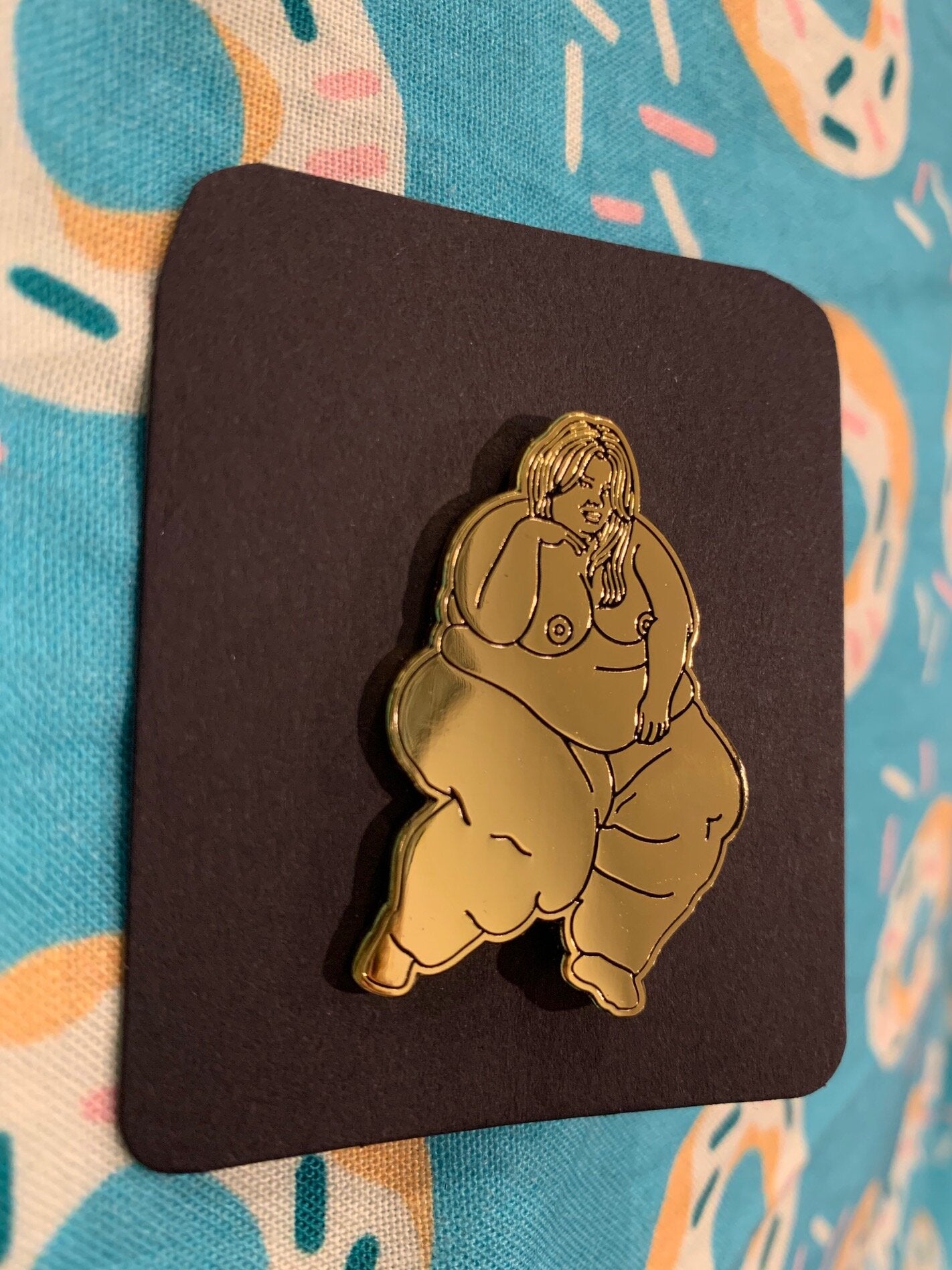 FANCY FATS ENAMEL PINS!