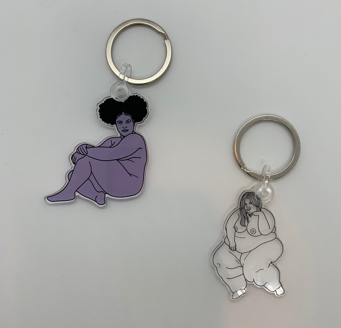 Fat Babe Keychains