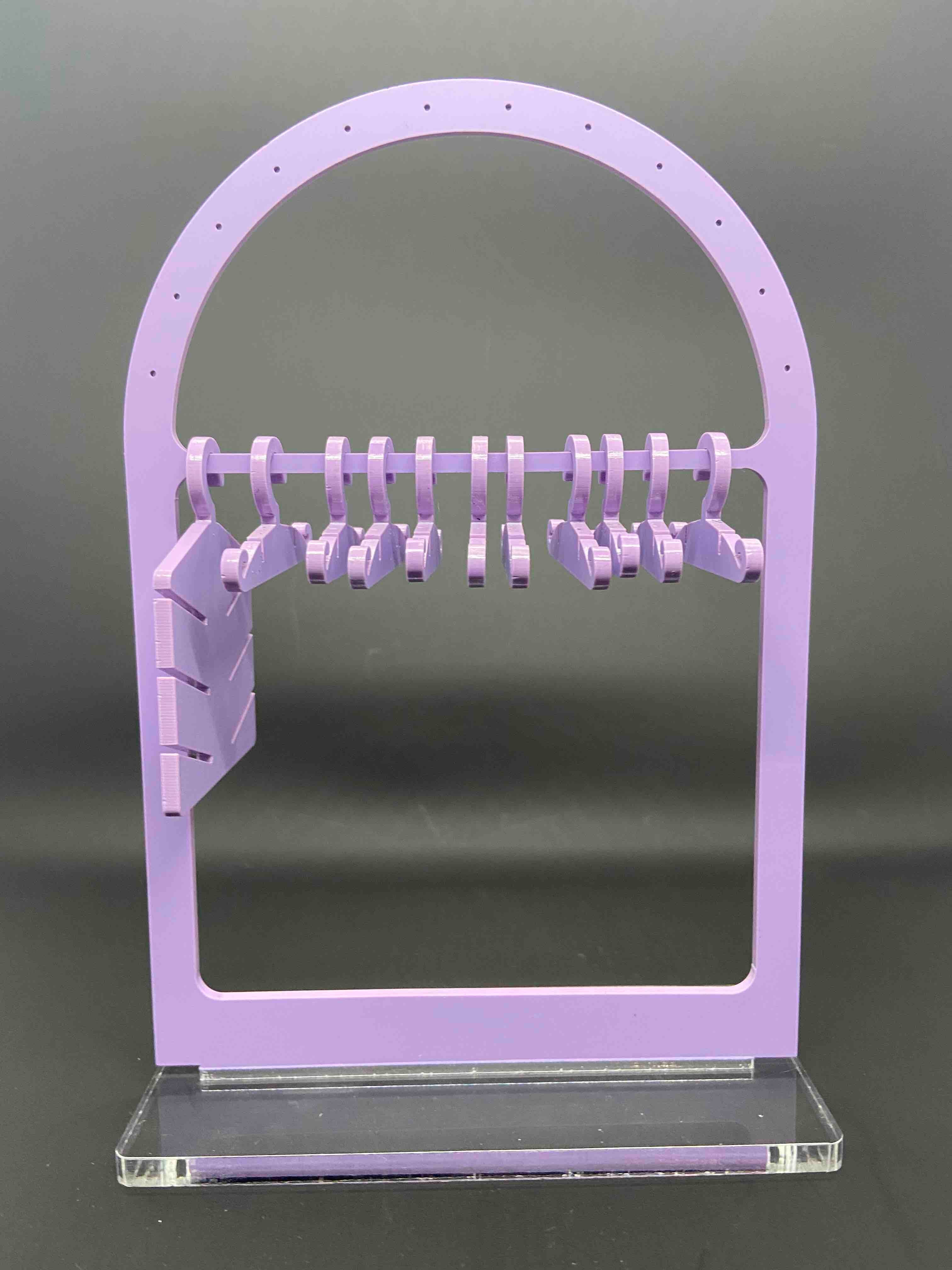 Clothing Rack Earring Hanger 2.0 - Purple Moon – Affordable Earrings :)