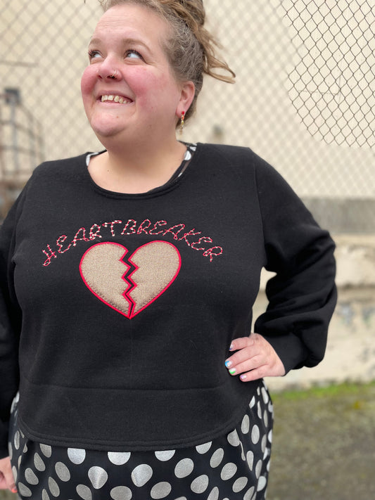 Heartbreaker Cropped Sweatshirt