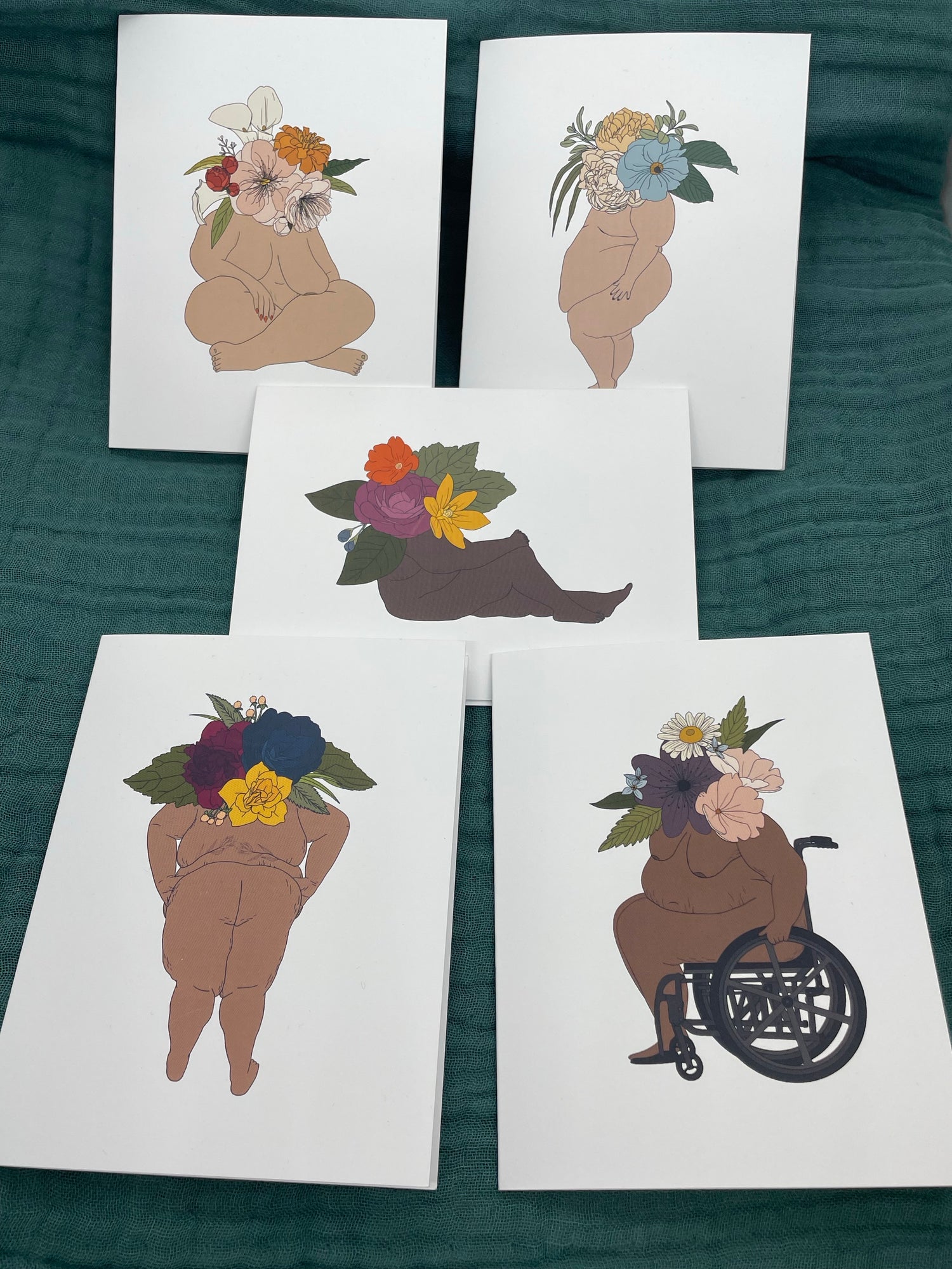 Flower Fats Cards