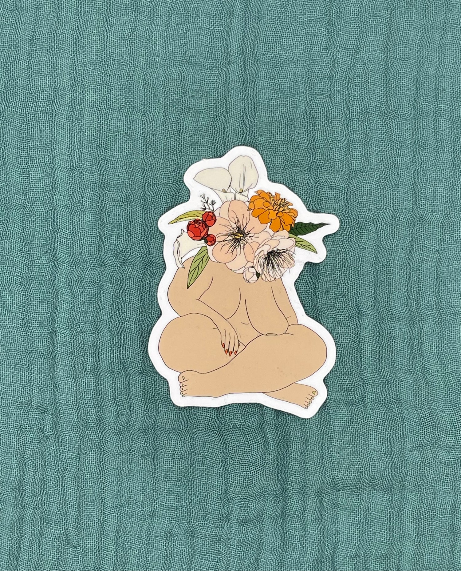 Flower Fats Stickers